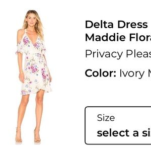 Privacy Please White Ruffled Wrap Sundress
